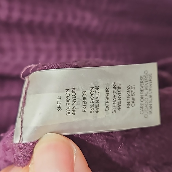 Purple jacquard maxi dress - Picture 7 of 7